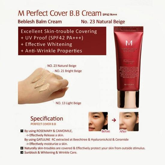 [MISSHA] M Perfect Cover  - BB Cream SPF42 PA+++ 50ml (50% OFF)