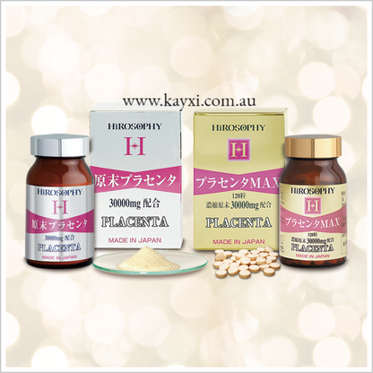 [HiROSOPHY] Hiro Sophie Placenta MAX 30000mg - 120 Tablets (50% OFF)