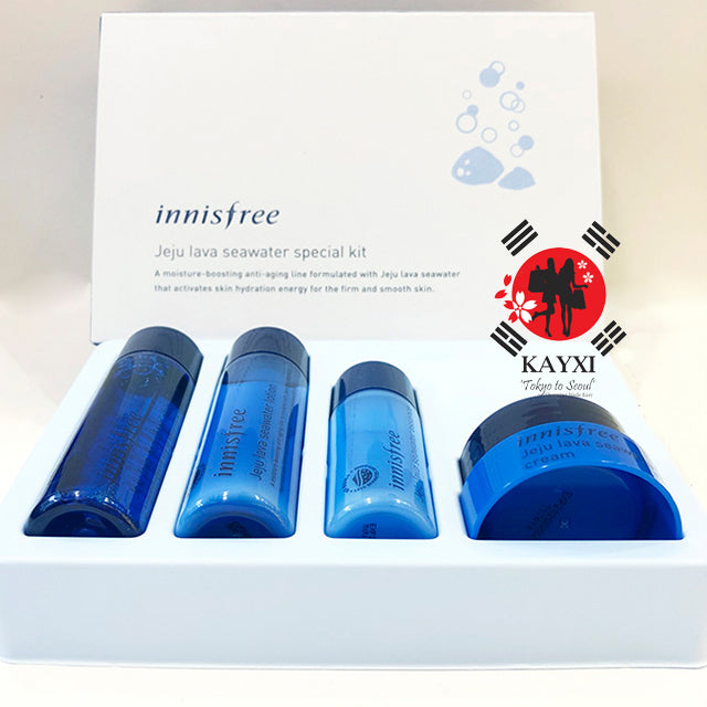 [INNISFREE] Jeju Lava Seawater Special Kit Mini 4 Items Kit Total 75ml