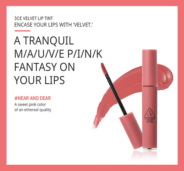 [STYLENANDA] 3CE Velvet Lip Tint 4g (45% OFF)