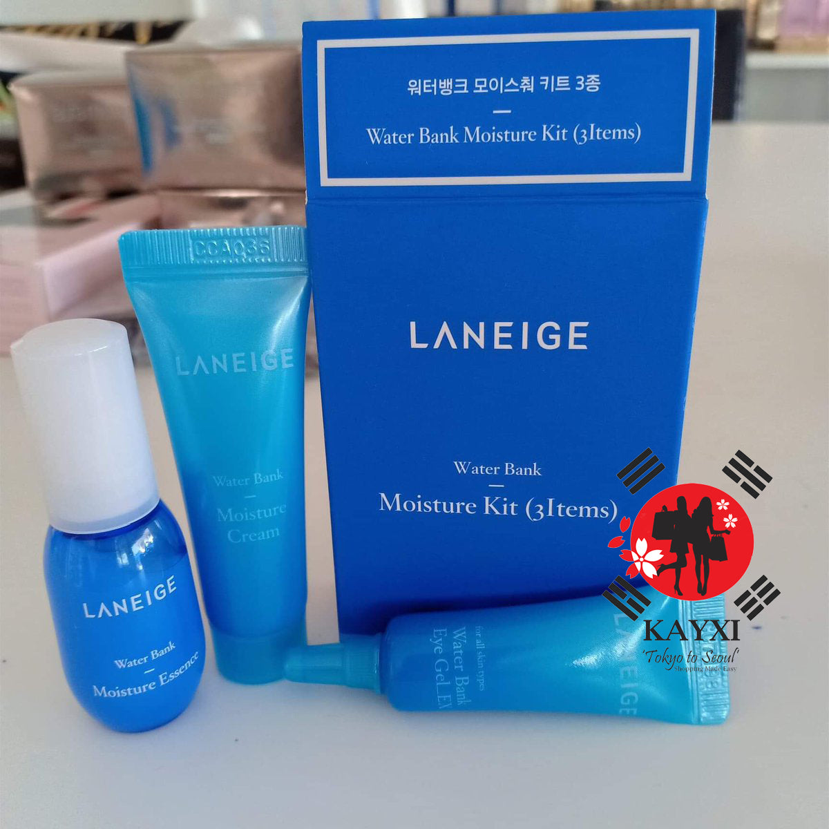 [LANEIGE]  Water Bank  Moisture Kit  3 Items (Sample Size)***(50% OFF)***