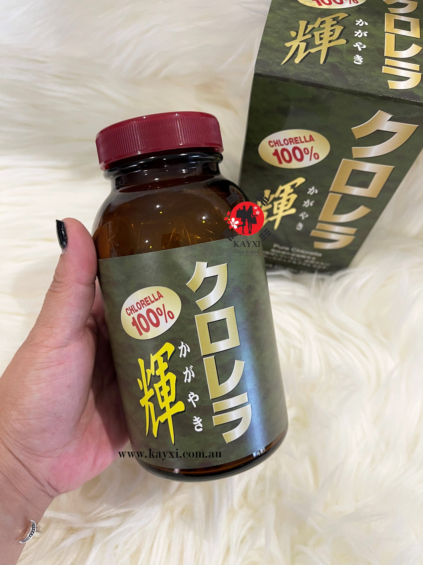 [TUMON] Chlorella Kagayaki 180mg 1000 Tablets (50% OFF)