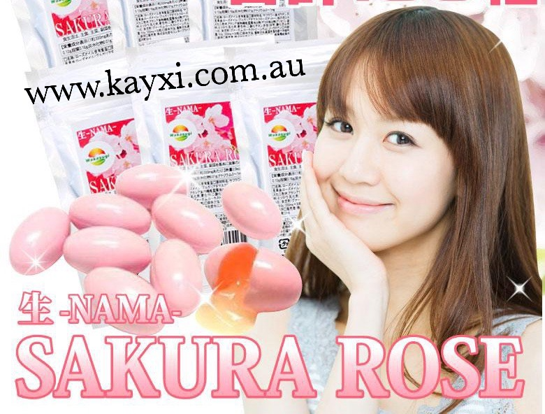[RAW-NAMA] Sakura Rose Fragrance Vitamins 30 Capsules Per Pack