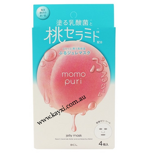 [BCL] Momo Puri Jelly Mask 4pcs per Pack