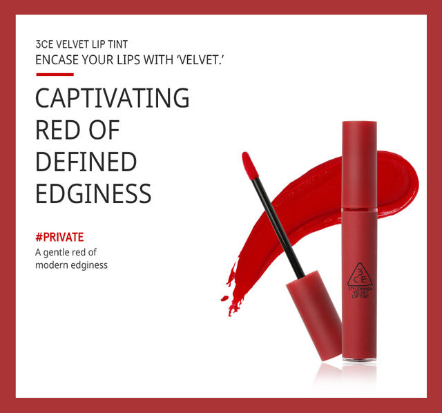 [STYLENANDA] 3CE Velvet Lip Tint 4g (45% OFF)