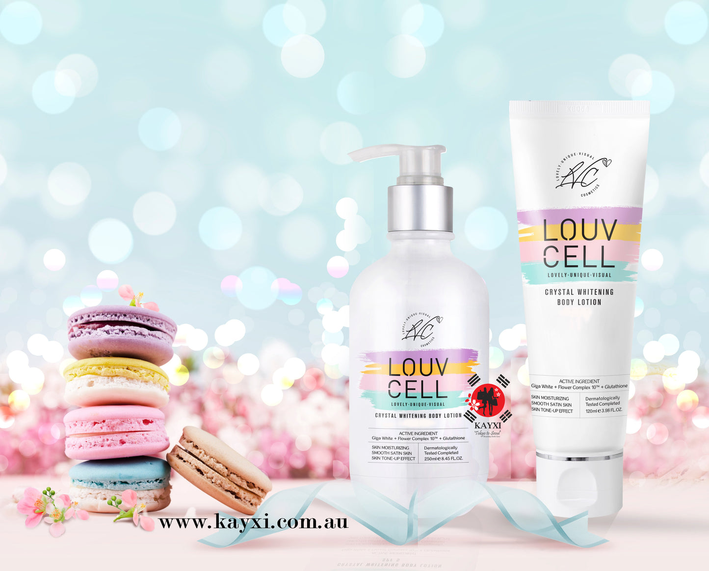 [LOUVCELL] Crystal Whitening Body Lotion 250ml