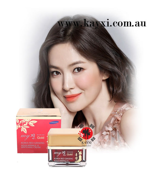 [MY JIN] GOLD Korea Red Ginseng  Aqua Wrinkle & Whitening Cream 50ml