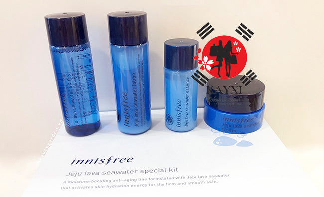 [INNISFREE] Jeju Lava Seawater Special Kit Mini 4 Items Kit Total 75ml