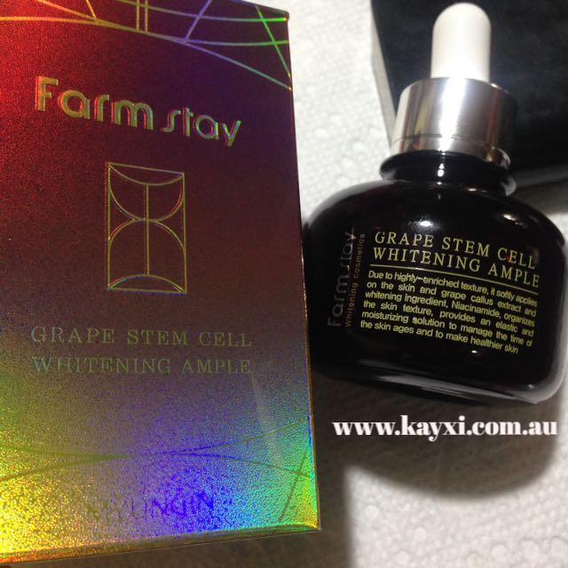 [FARM STAY] Grape Stem Cell Whitening Ample 30ml ***(Buy 1, GET 1 FREE)***