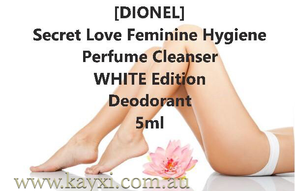 [DIONEL] Secret Love Feminine Hygiene Perfume Cleanser WHITE Edition Deodorant 5ml