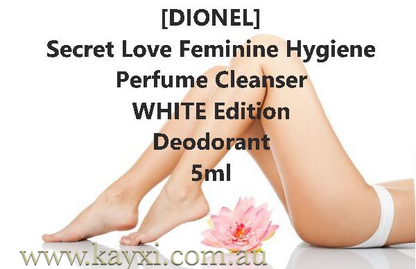 [DIONEL] Secret Love Feminine Hygiene Perfume Cleanser WHITE Edition Deodorant 5ml