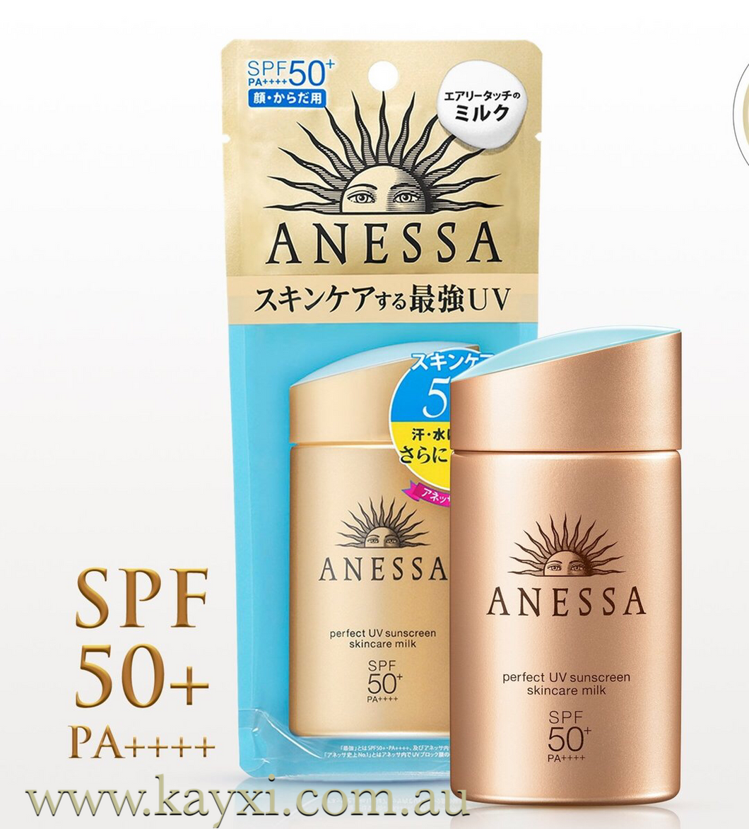 [SHISEIDO] NEW 2018 ANESSA Perfect UV Sunscreen Skincare Milk SPF50+ PA++++ 60ml