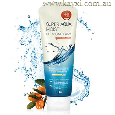 [WELCOS KWAILNARA] IOU Super Aqua Moist Cleansing Foam 150g