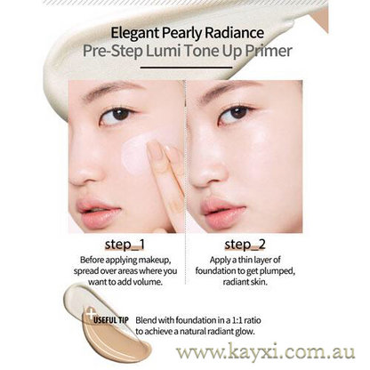 [CLIO] Pre-Step Lumi Tone Up Primer 30ml