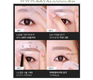 [ARITAUM] Eyebrow - Brow Guide 4 Shapes Per Pack