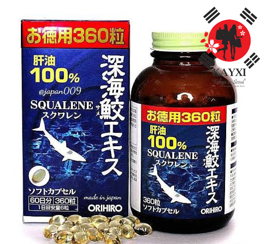 [ORIHIRO] SQUALENE SHARK LIVER OIL 60 DAYS