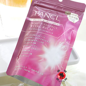 [FANCL] Beauty Synergy  Vital Rich Supplement 240 Tablets / 30 Day Supply