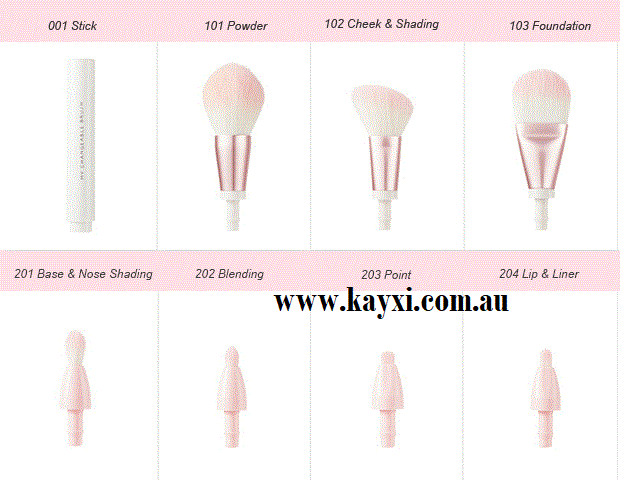 [INNISFREE] My Changeable Brush Set 6pcs (Limited Edition)