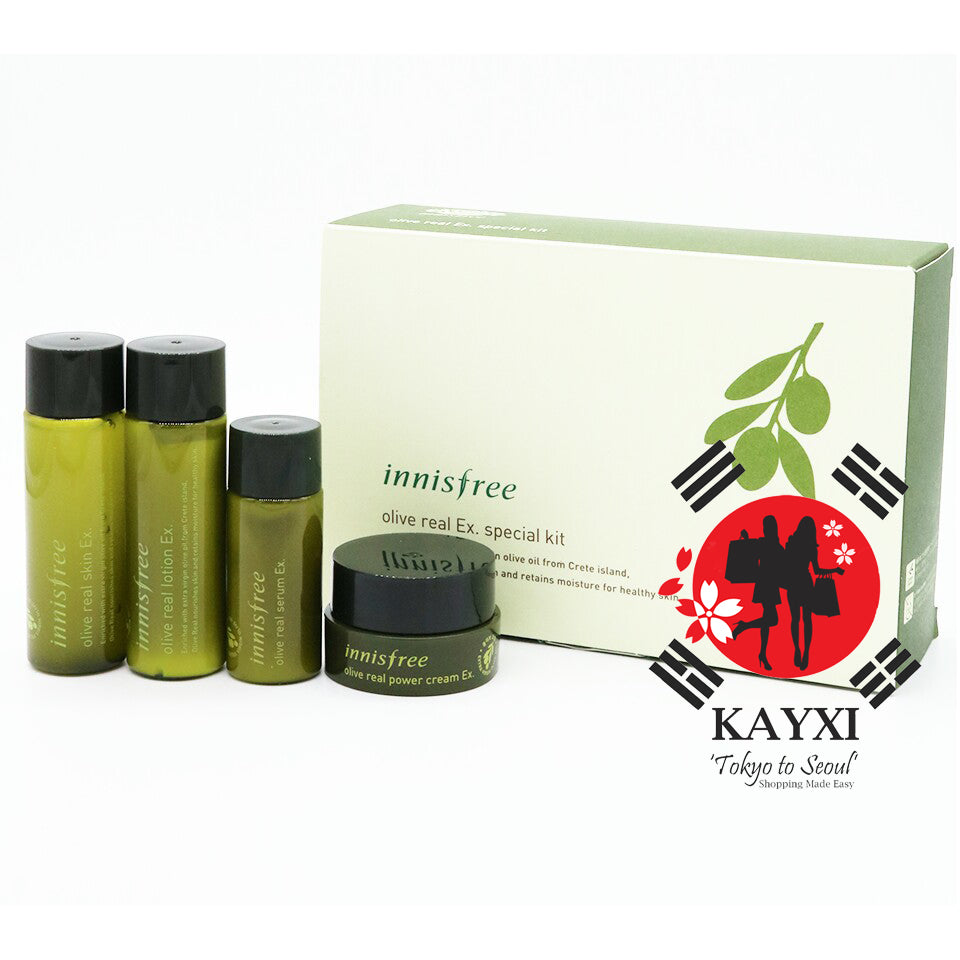 [INNISFREE] Olive Real EX. Special Kit Mini 4 Items Kit Total 75ml
