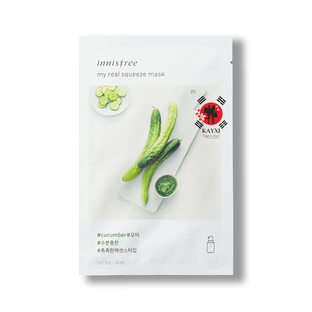 [INNISFREE] My Real Squeeze Mask - Cucumber - 20ml