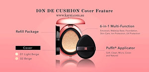 [FLOWFUSHI] ION de CUSHION Foundation Natural Cover Flow Fushi 20g ***(20% OFF)***