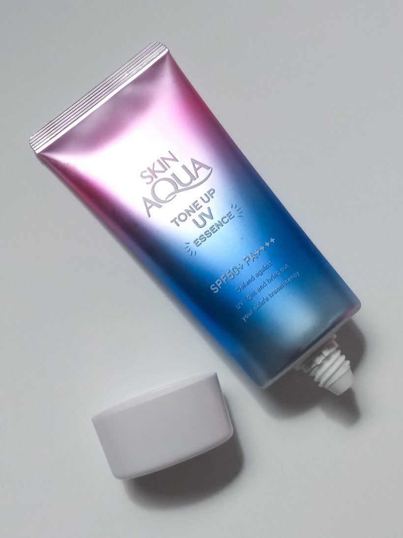[ROHTO] Super Aqua Tone Up UV Essence (LAVENDER)  SPF50+ 80g
