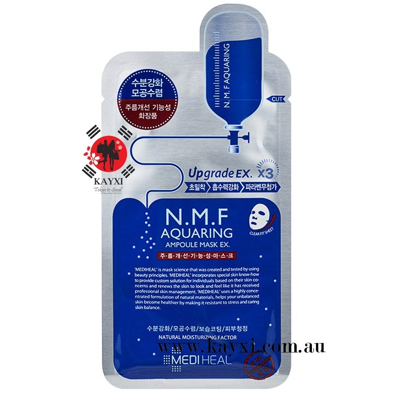 [MEDI HEAL] N.M.F Aquaring Ampoule Mask 27ml (10 Pieces)