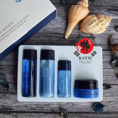 [INNISFREE] Jeju Lava Seawater Special Kit Mini 4 Items Kit Total 75ml