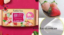 [SABORINO] PREMIUM Morning Care  3 in 1 Facial Masks  White Strawberries – Limited Edition 28 Sheets