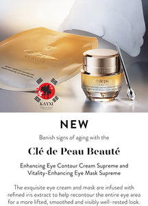 [Clé De Peau BEAUTÉ] Vitality-Enhancing Eye Mask Supreme 6 Sheets/15mls