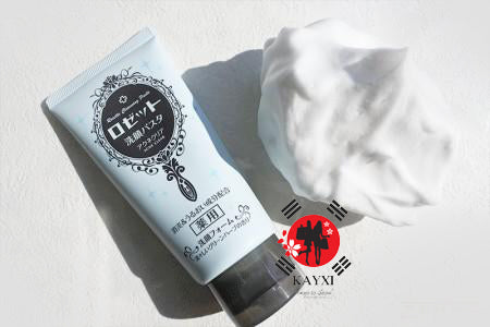 [ROSETTE] Facial Cleansing Paste  Blue – Acne Clear (Quasi-Drug) 120g