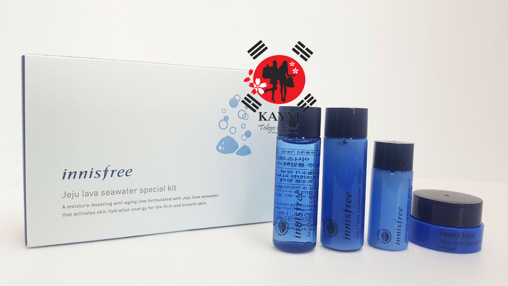 [INNISFREE] Jeju Lava Seawater Special Kit Mini 4 Items Kit Total 75ml