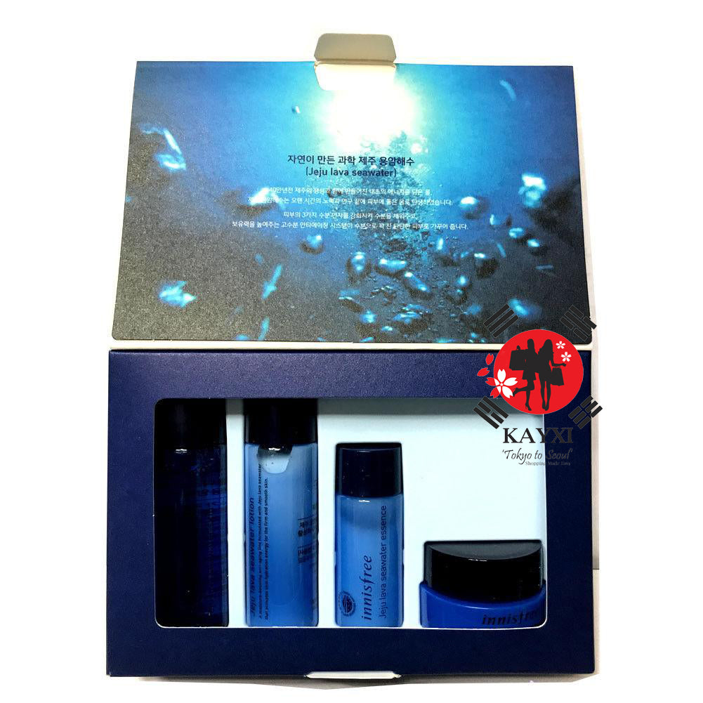 [INNISFREE] Jeju Lava Seawater Special Kit Mini 4 Items Kit Total 75ml