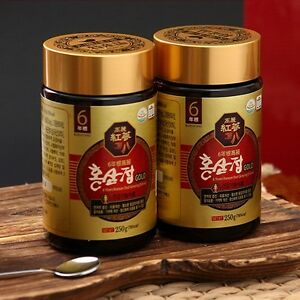 [DAEHAN RED GINSENG] 6 Years Red Ginseng Extract GOLD 1 Box of  x4 250g Jars