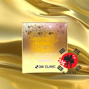 [3W CLINIC] Collagen & Luxury Gold  Anti-Wrinkle Ampoule 13ml x 4