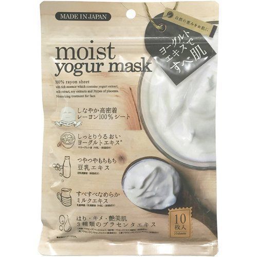 [JAPAN GALS] Moist Yogur Mask 10 Sheets