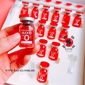 [INTENSIVE RED AMPOULE] Blood Type O EGF PEPTIDE 15 Bottles x 5ml