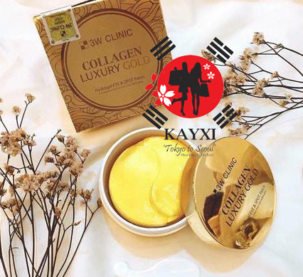 [3W CLINIC] Collagen & Luxury Gold  Hydrogel Eye & Spot Patch  60pcs/30 Day Supply