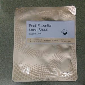[DAILY DERMA COSMETICS] VPROVE Snail Essential Mask Sheet Gold Expert 20g WITH FREE GIFT