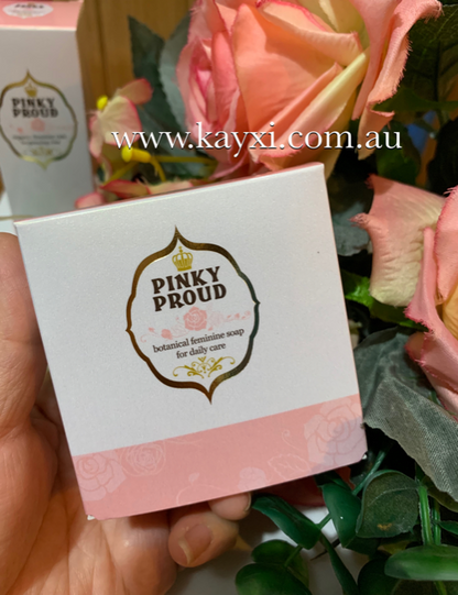 [PINKY PROUD] Botanical Feminine Soap & Organic Feminine Care Brightening Lotion 2pcs SET